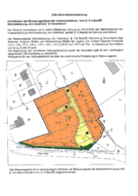Öffentliche Bekanntmachung Inkrafttreten des Bebauungsplanes der Innenentwicklung nach § 13 a BauGB Wohnbebauung "Am Osterberg" in Dommitzsch