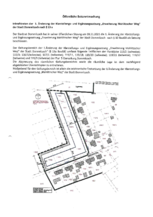 Öffentliche Bekanntmachung - Inkrafttreten 1. Änderung Klarstellungs- und Ergänzungssatzung - Erweiterung Mahlitzscher Weg  Öffentliche Bekanntmachung - Inkrafttreten 1. Änderung Klarstellungs- und Ergänzungssatzung - Erweiterung Mahlitzscher Weg